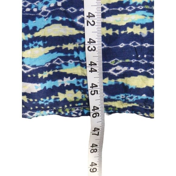 Cp Shades Womens Dress Blue Green Pullover Midi‎ Maxi Sundress Boho - Picture 7 of 8